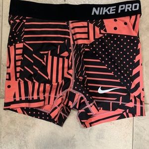 Nike pro spandex shorts
